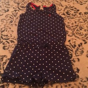 Nautica- Navy dot 1-pc romper